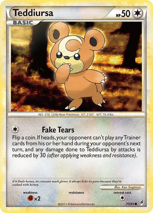 Pokemon Teddiursa 73/95 Call of Legends
