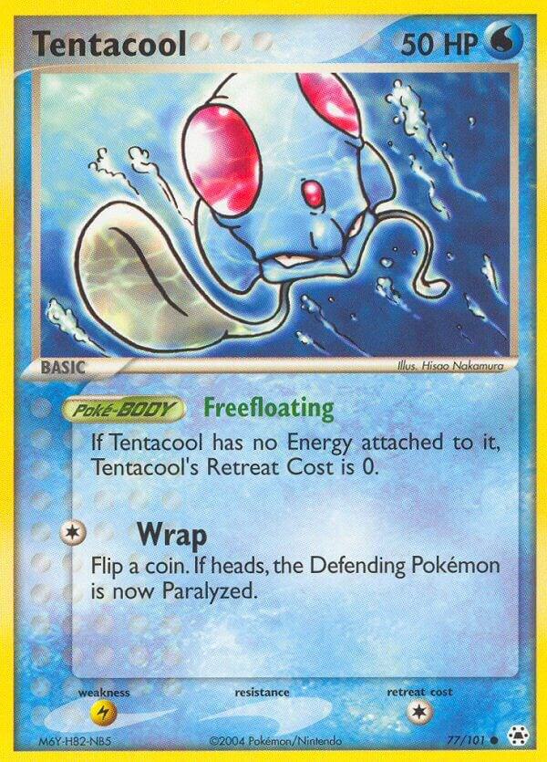 Pokemon Tentacool 77/101 Hidden Legends