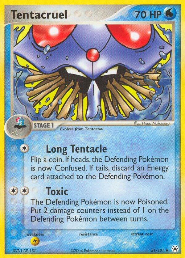 Pokemon Tentacruel 51/101 Hidden Legends