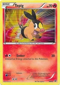 Pokemon Tepig BW02 BW Black Star Promos
