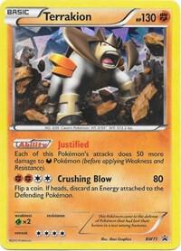 Pokemon Terrakion BW71 BW Black Star Promos