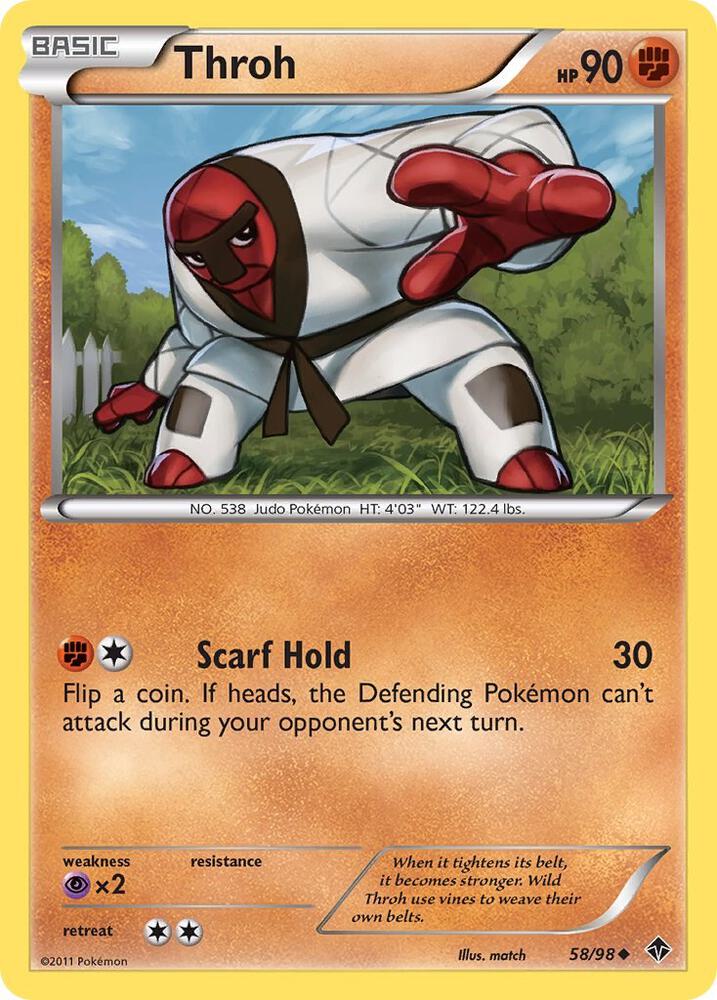 Pokemon Throh 58/98 Emerging Powers