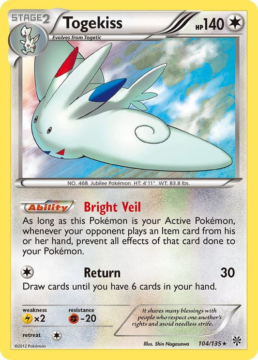 Pokemon Togekiss 104/135 Plasma Storm