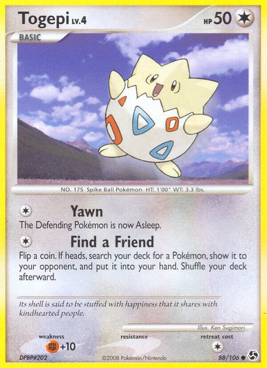 Pokemon Togepi 88/106 Great Encounters