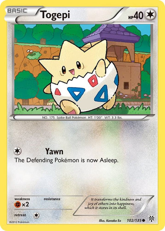 Pokemon Togepi 102/135 Plasma Storm