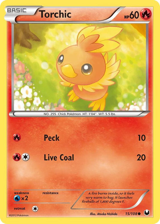 Pokemon Torchic 15/108 Dark Explorers