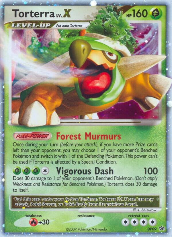 Pokemon Torterra LV.X DP09 Diamond & Pearl Promos