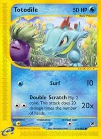 Pokemon Totodile 134/165 Expedition Base Set