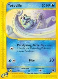 Pokemon Totodile 135/165 Expedition Base Set