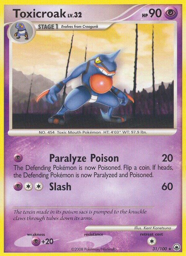 Pokemon Toxicroak 31/100 Majestic Dawn