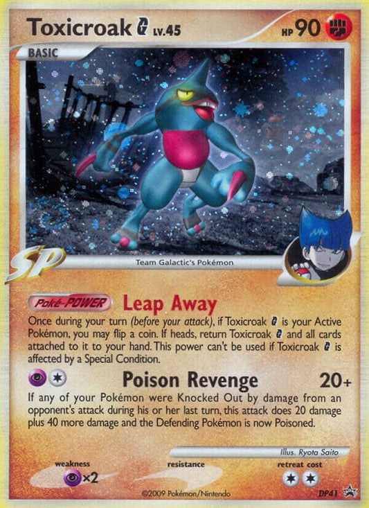 Pokemon Toxicroak G DP41 Diamond & Pearl Promos