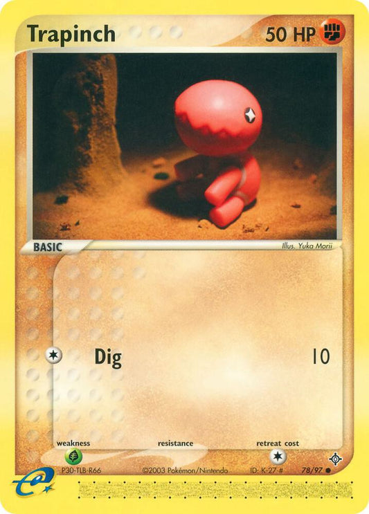 Pokemon Trapinch 78/100 Dragon