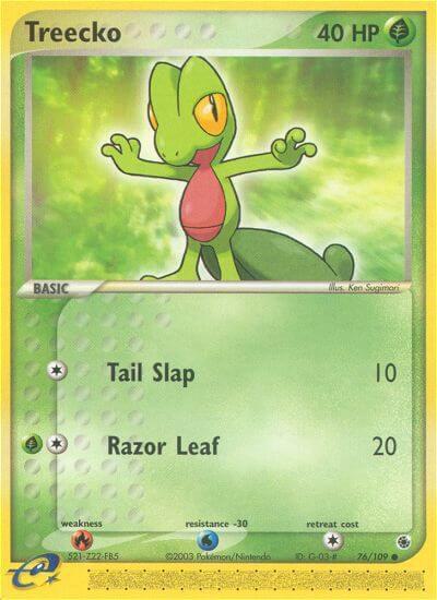 Pokemon Treecko 76/109 EX Ruby & Sapphire