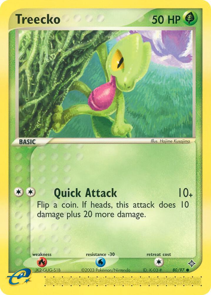 Pokemon Treecko 80/100 Dragon