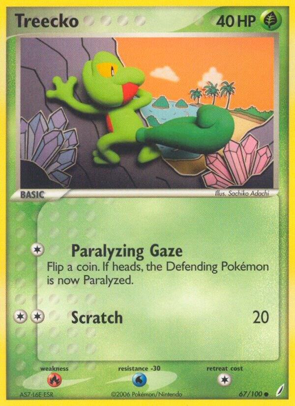 Pokemon Treecko 67/100 Crystal Guardians