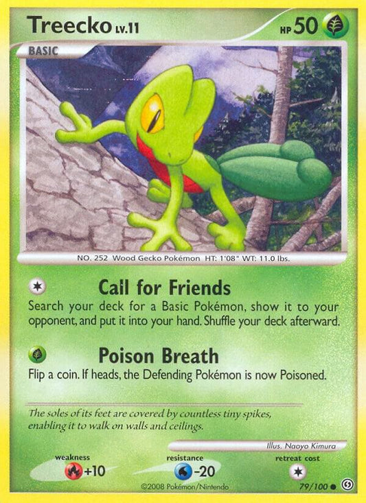 Pokemon Treecko 79/100 Stormfront