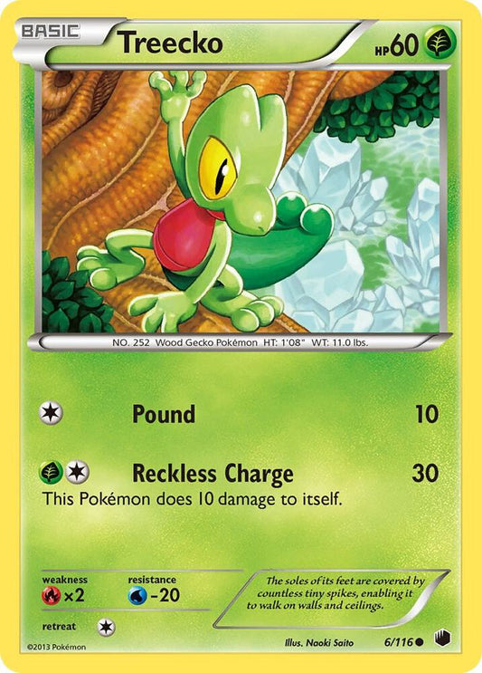 Pokemon Treecko 6/116 Plasma Freeze