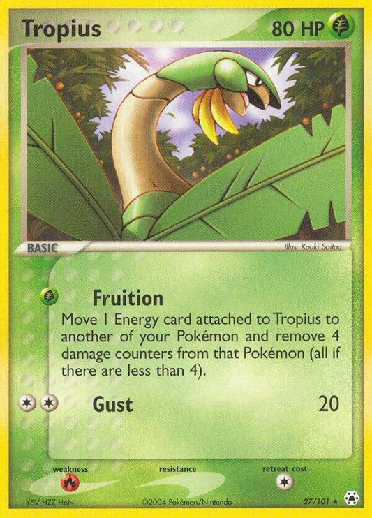 Pokemon Tropius 27/101 Hidden Legends