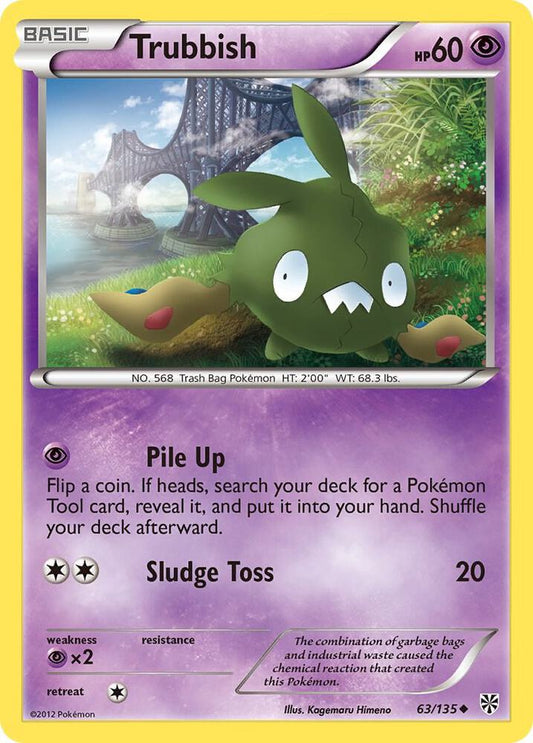 Pokemon Trubbish 63/135 Plasma Storm