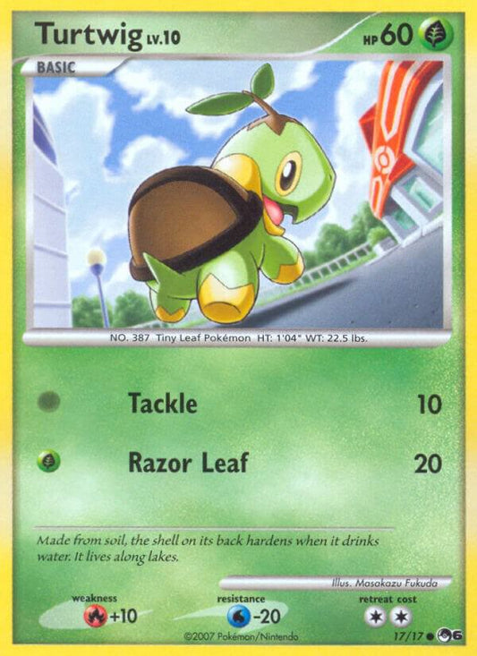 Pokemon Turtwig 17/17 POP Series 6
