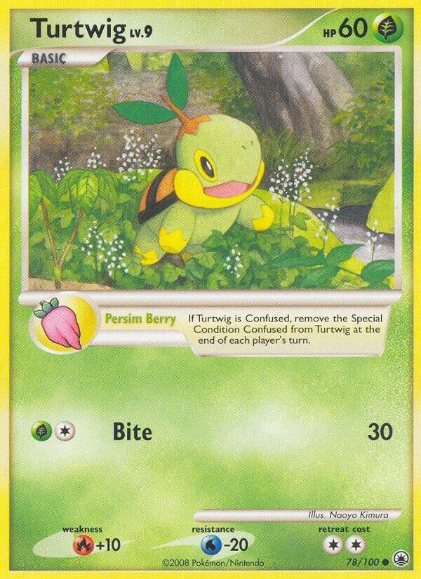 Pokemon Turtwig 78/100 Majestic Dawn
