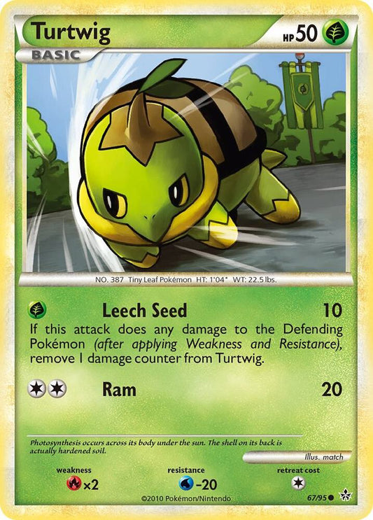 Pokemon Turtwig 67/95 Unleashed