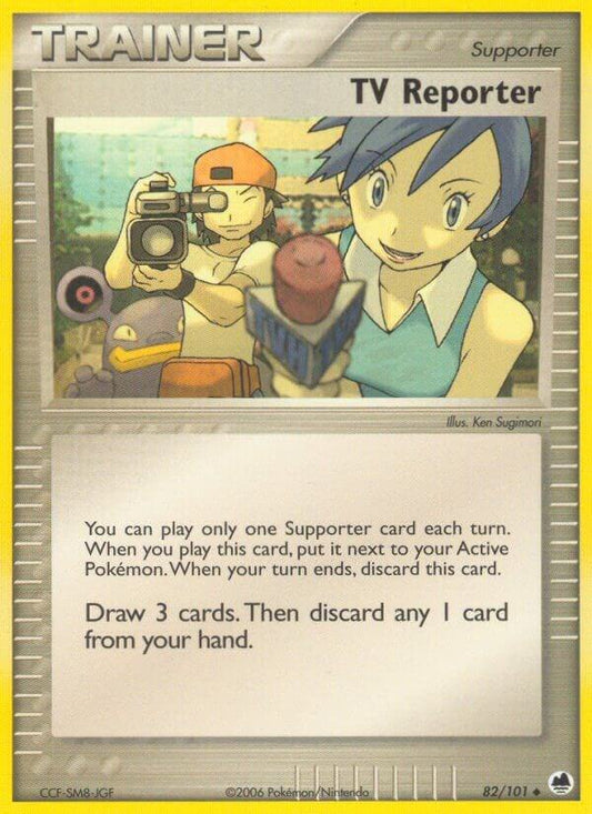 Pokemon TV Reporter 82/101 Dragon Frontiers