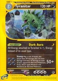 Pokemon Tyranitar 66/165 Expedition Base Set
