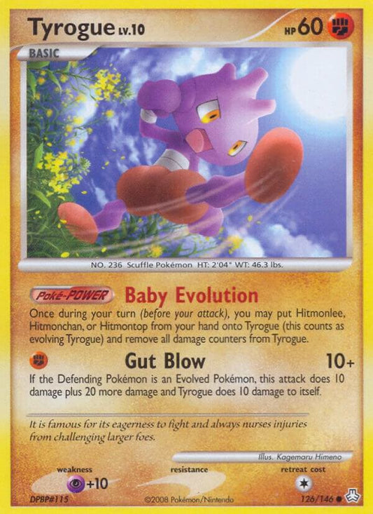 Pokemon Tyrogue 126/146 Legends Awakened