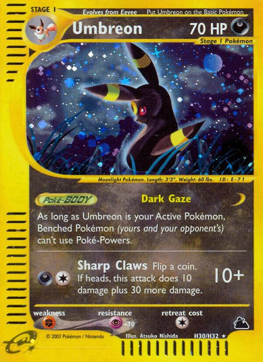 Pokemon Umbreon H30/144 Skyridge