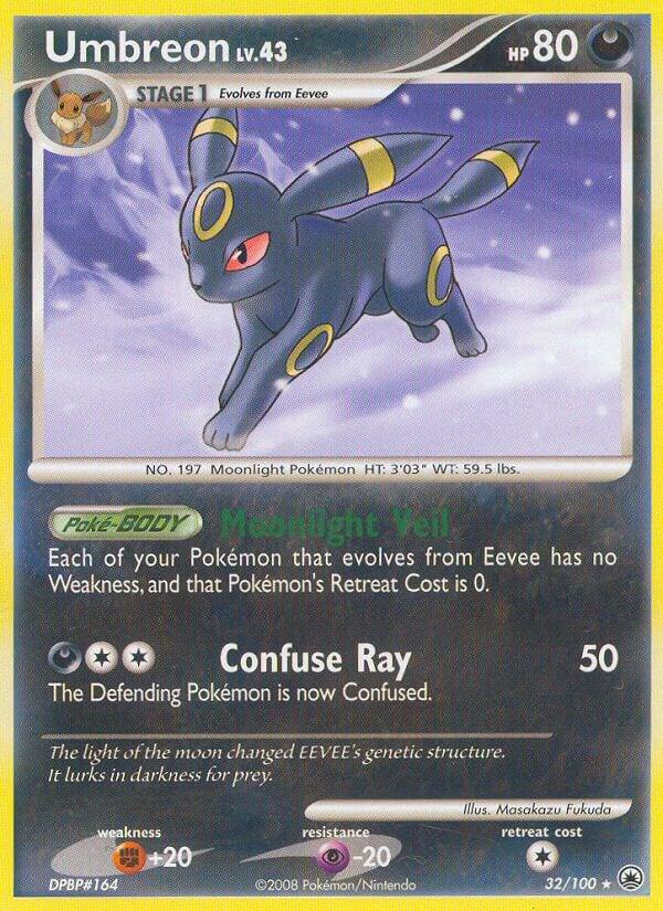Pokemon Umbreon 32/100 Majestic Dawn