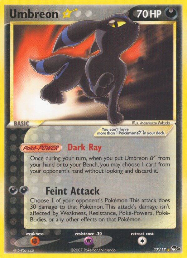 Pokemon Umbreon ⭐ 17/17 POP Series 5
