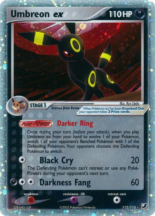 Pokemon Umbreon ex 112/115 Unseen Forces
