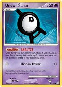 Pokemon Unown A 65/130 Diamond & Pearl