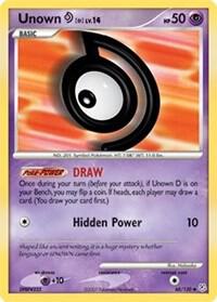 Pokemon Unown D 68/130 Diamond & Pearl