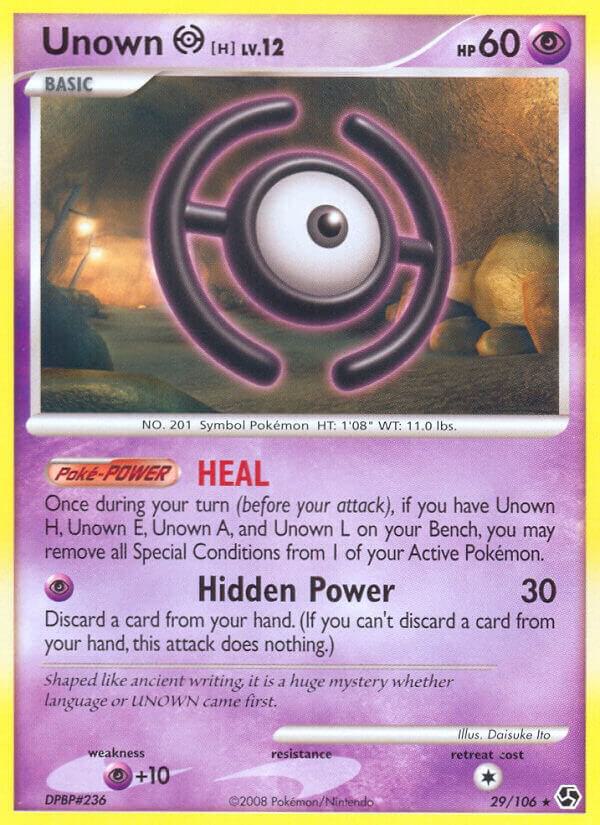 Pokemon Unown H 29/106 Great Encounters