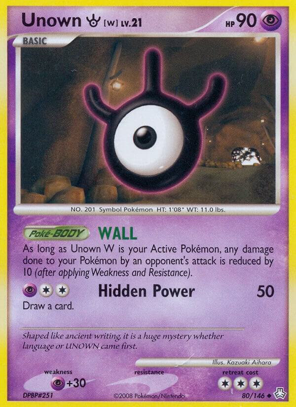 Pokemon Unown W 80/146 Legends Awakened