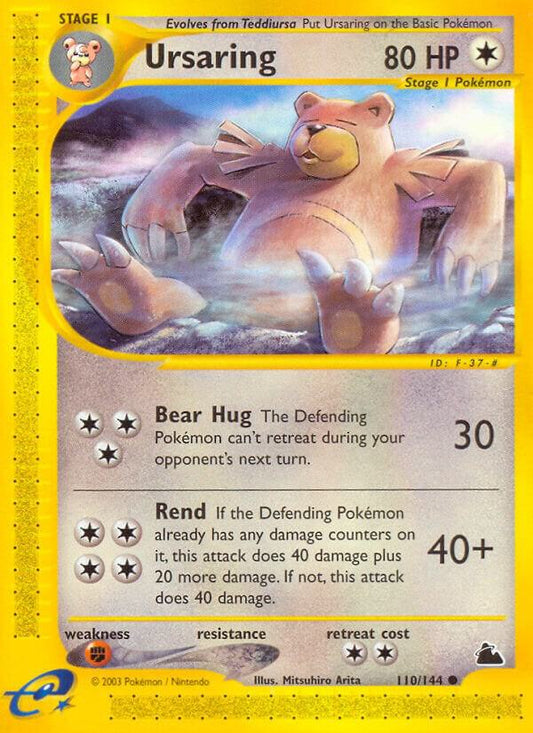 Pokemon Ursaring 110/144 Skyridge