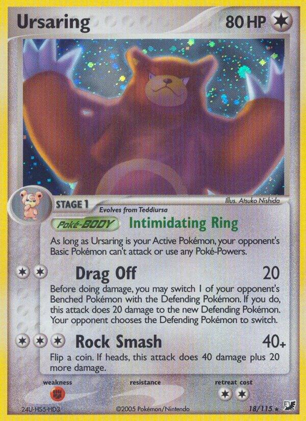 Pokemon Ursaring 18/115 Unseen Forces