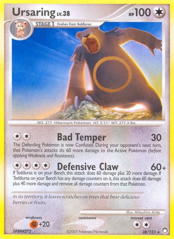 Pokemon Ursaring 38/123 Mysterious Treasures