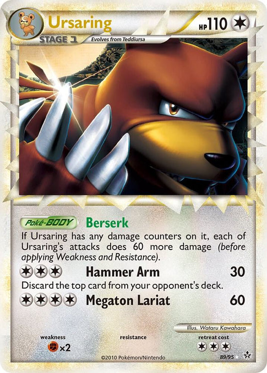 Pokemon Ursaring Prime 89/95 Unleashed
