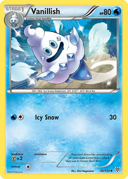 Pokemon Vanillish 36/135 Plasma Storm