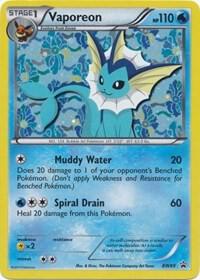 Pokemon Vaporeon BW89 BW Black Star Promos