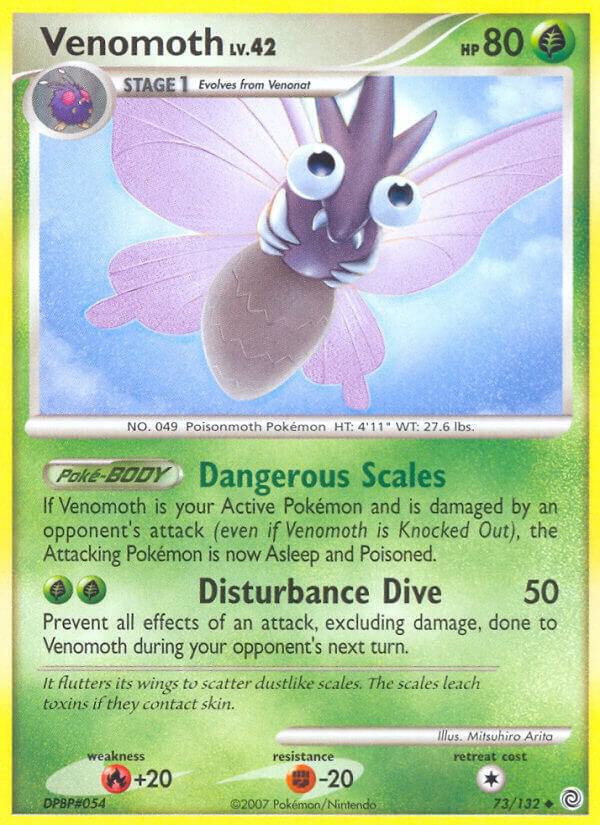 Pokemon Venomoth 73/132 Secret Wonders