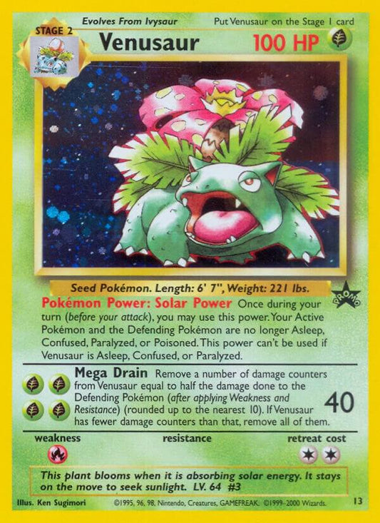 Pokemon Venusaur #13 WOTC Promo