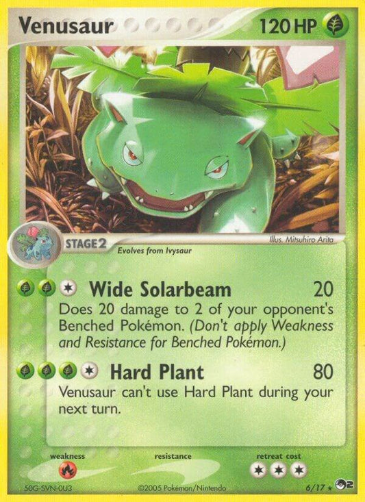 Pokemon Venusaur 6/17 POP Series 2