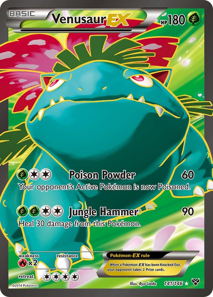 Pokemon Venusaur EX 141/146 XY