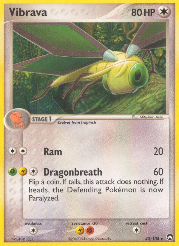 Pokemon Vibrava 40/108 Power Keepers