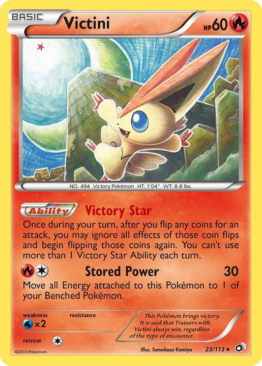 Pokemon Victini 23/113 Legendary Treasures