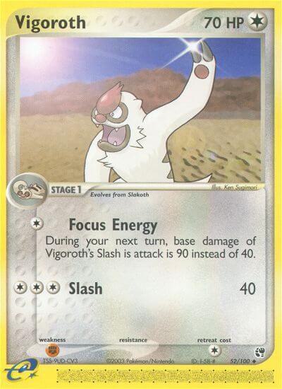 Pokemon Vigoroth 52/100 Sandstorm